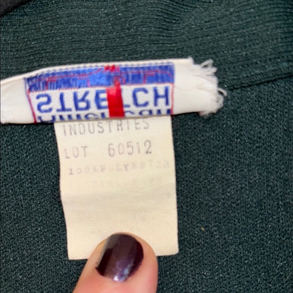 VINTAGE 60s 70s Button Down Silver Snap Front Shirt Wide Collar Cuffed Sleeves - Picture 16 of 16